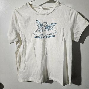 Sweet as Heaven Cropped Graphic Tee. Size XL But Fits Like A Medium.ﾒ૦ﾒ૦💋